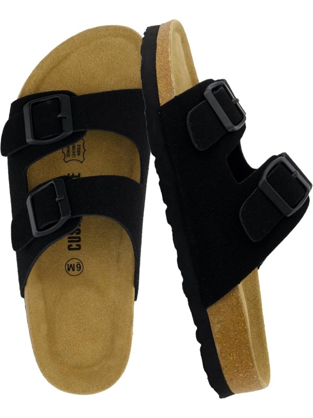 Comfortable Cork Slide Sandals for Women | Cushioned Footbed & Stylish Design